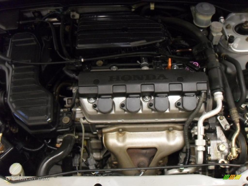 2001 Honda Civic LX Sedan 1.7L SOHC 16V 4 Cylinder Engine Photo #42763860