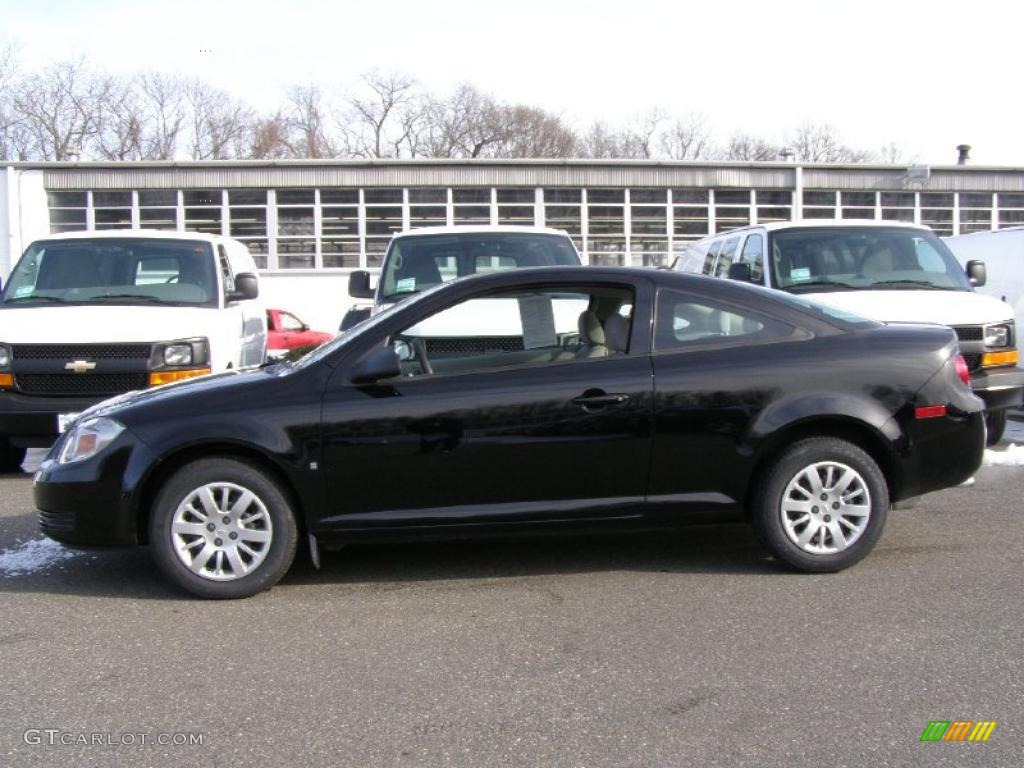 2009 Cobalt LS XFE Coupe - Black / Gray photo #4