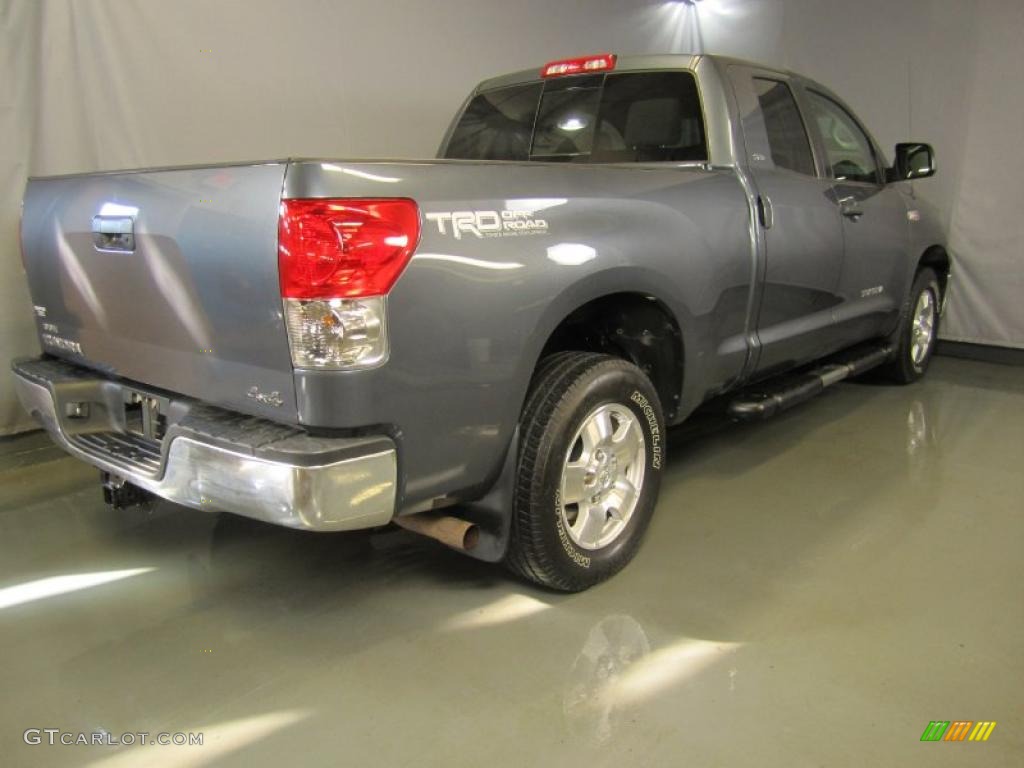 2008 Tundra SR5 TRD Double Cab 4x4 - Slate Gray Metallic / Graphite Gray photo #11