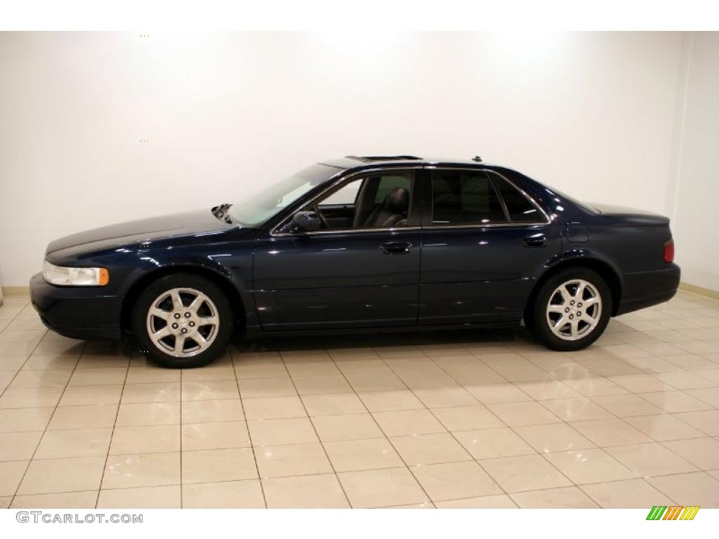 2003 Seville STS - Blue Onyx / Dark Gray photo #4