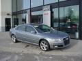 Quartz Grey Metallic 2009 Audi A8 L 4.2 quattro Exterior