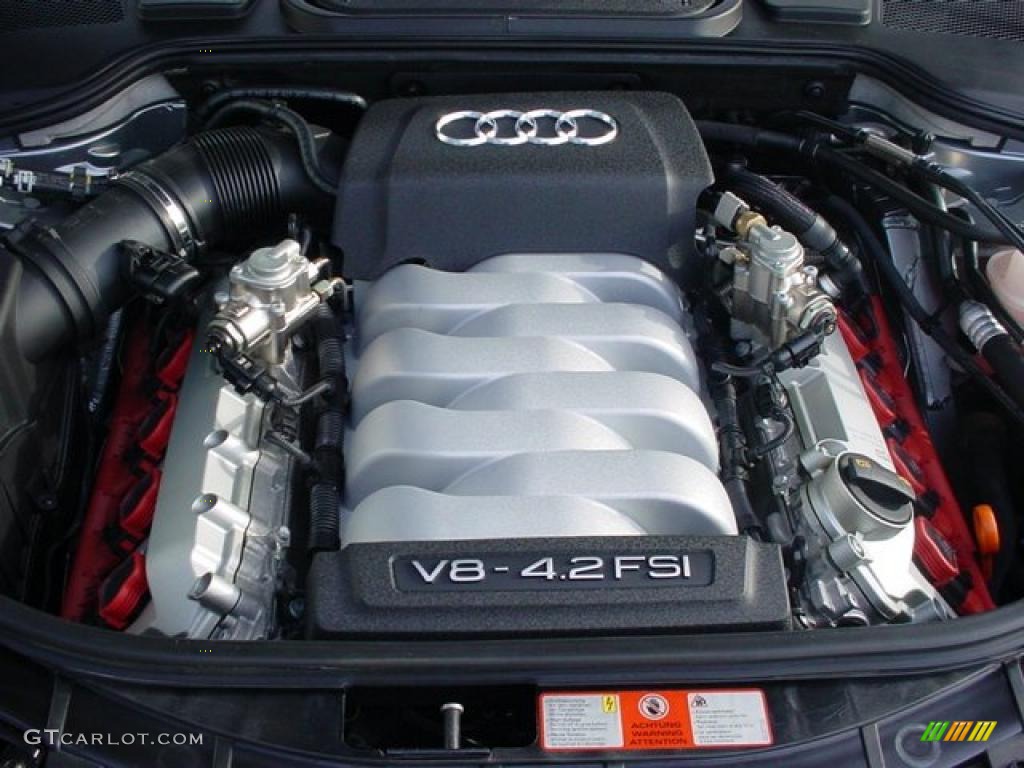 2009 Audi A8 L 4.2 quattro 4.2 Liter FSI DOHC 32-Valve VVT V8 Engine Photo #42766008