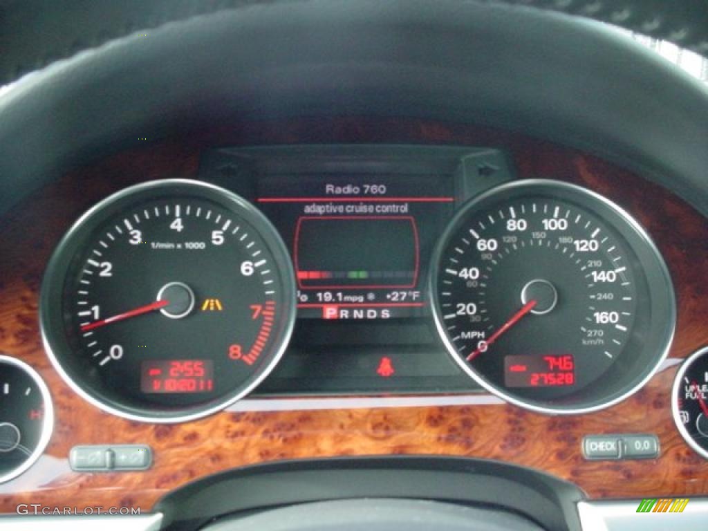2009 Audi A8 L 4.2 quattro Gauges Photo #42766040