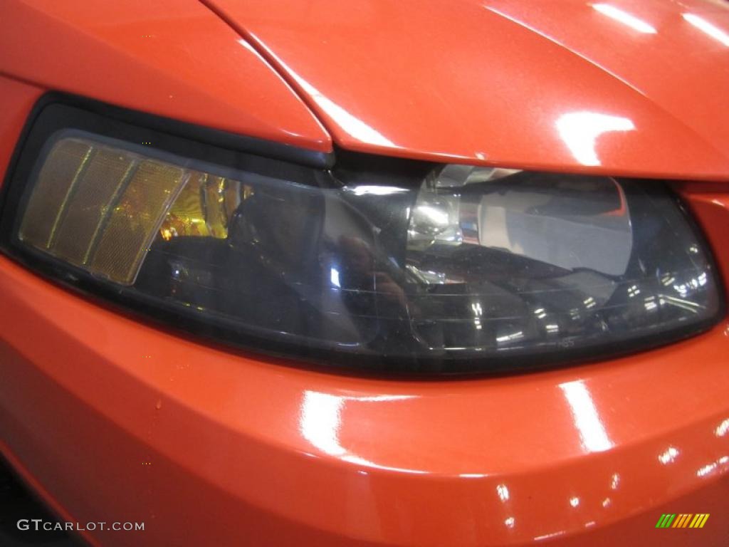 2004 Mustang V6 Convertible - Competition Orange / Dark Charcoal photo #5