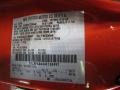 CY: Competition Orange 2004 Ford Mustang V6 Convertible Color Code