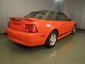 Competition Orange 2004 Ford Mustang V6 Convertible Exterior