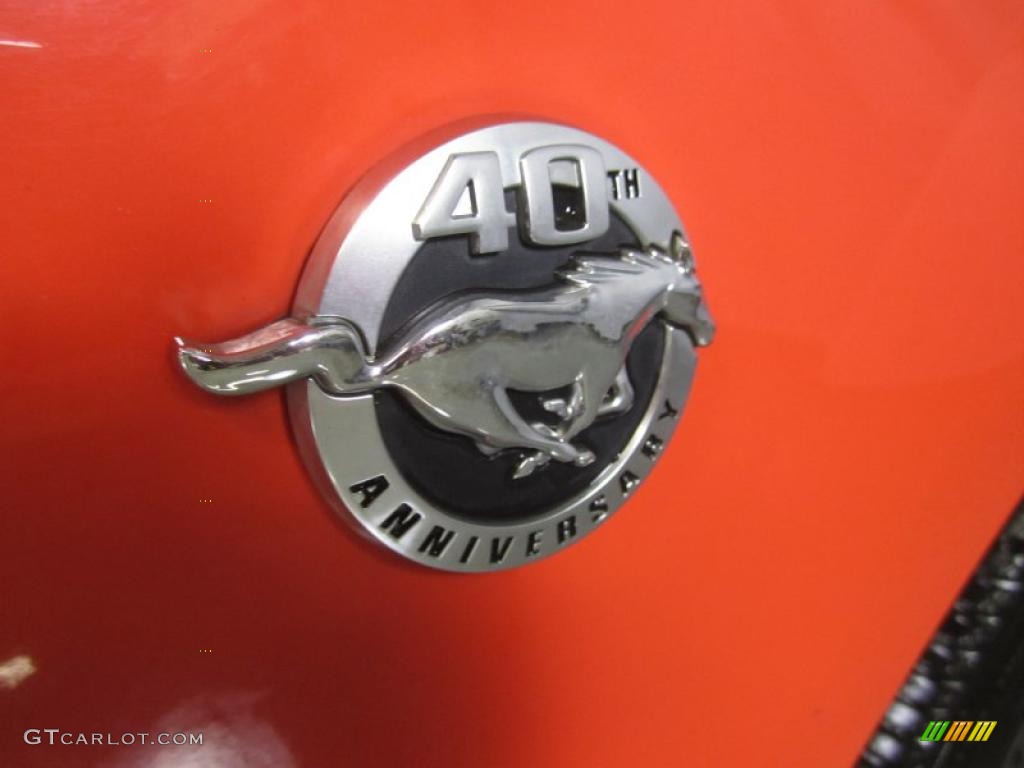 2004 Mustang V6 Convertible - Competition Orange / Dark Charcoal photo #16