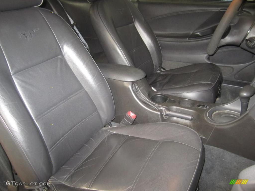 Dark Charcoal Interior 2004 Ford Mustang V6 Convertible Photo #42766612
