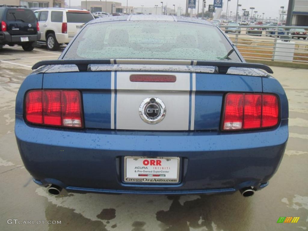 2007 Mustang GT Premium Coupe - Vista Blue Metallic / Light Graphite photo #6