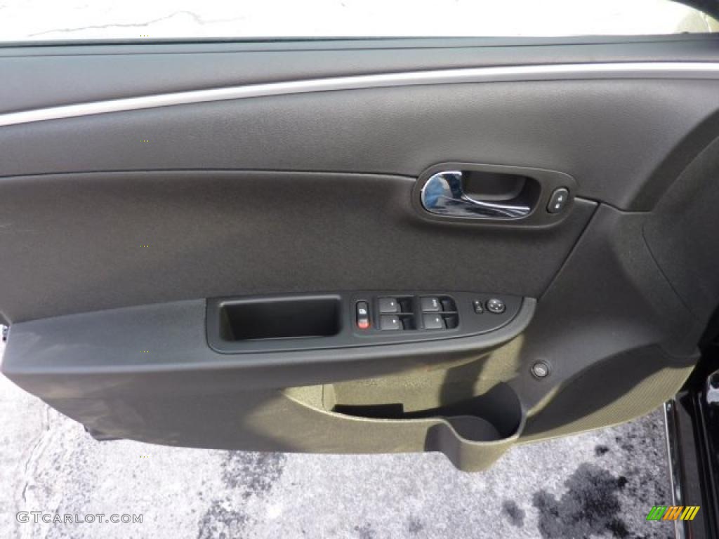 2011 Chevrolet Malibu LT Ebony Door Panel Photo #42770577