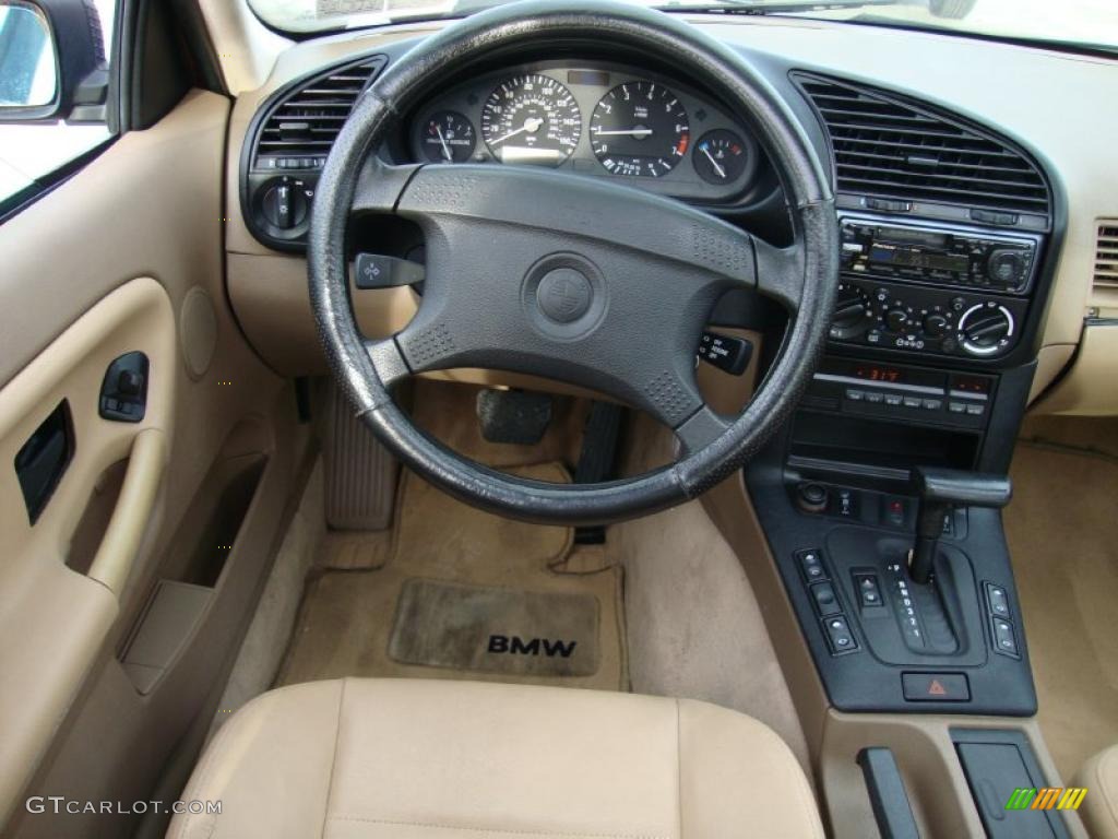1994 BMW 3 Series 318i Sedan Beige Dashboard Photo #42772973