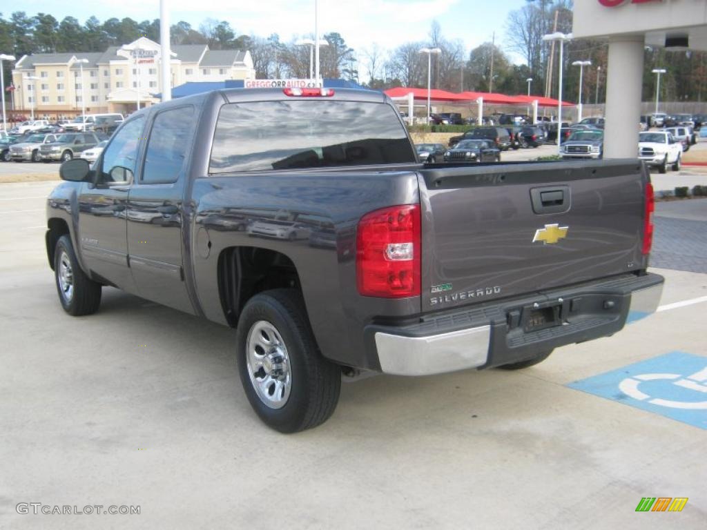 2010 Silverado 1500 LT Crew Cab - Taupe Gray Metallic / Light Titanium/Ebony photo #3