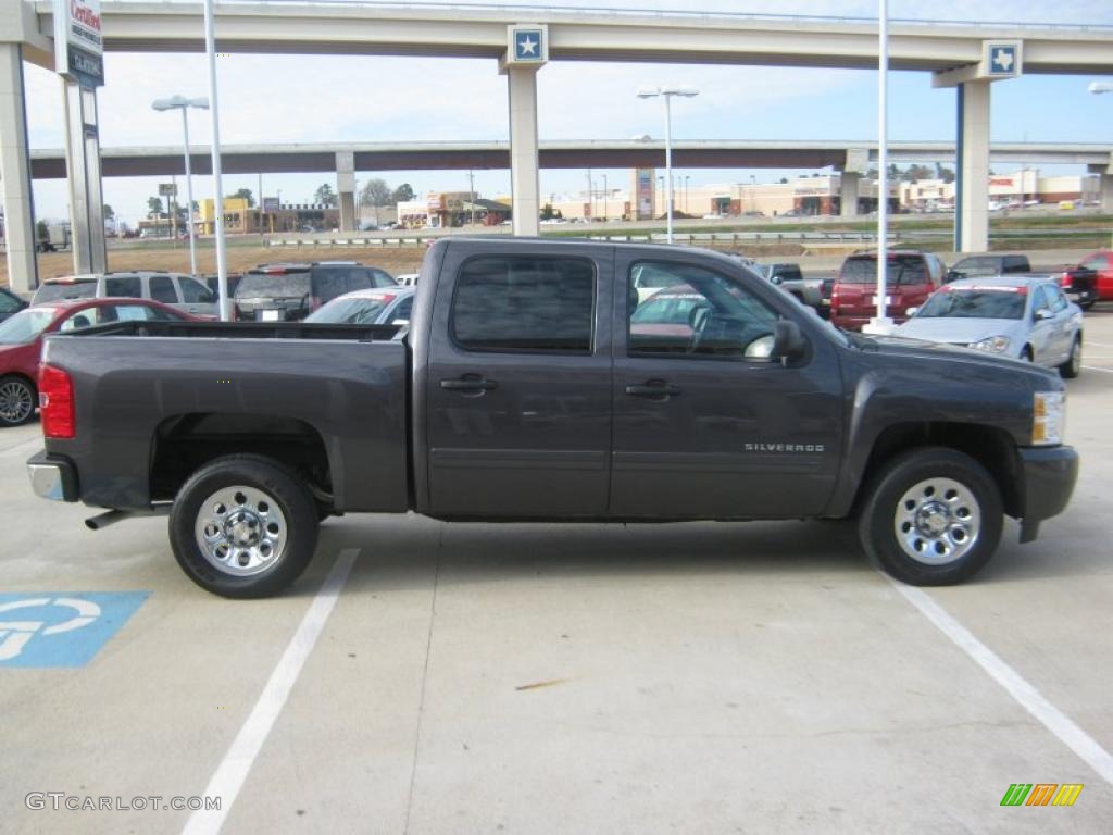 2010 Silverado 1500 LT Crew Cab - Taupe Gray Metallic / Light Titanium/Ebony photo #6