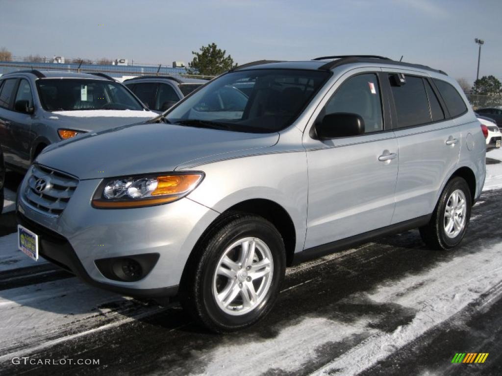 2010 Santa Fe GLS - Irridescent Silver Blue Metallic / Gray photo #1