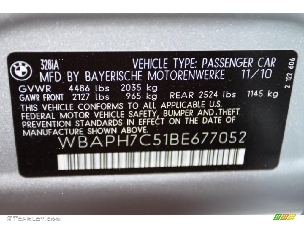 2011 3 Series 328i Sedan - Titanium Silver Metallic / Oyster/Black Dakota Leather photo #6