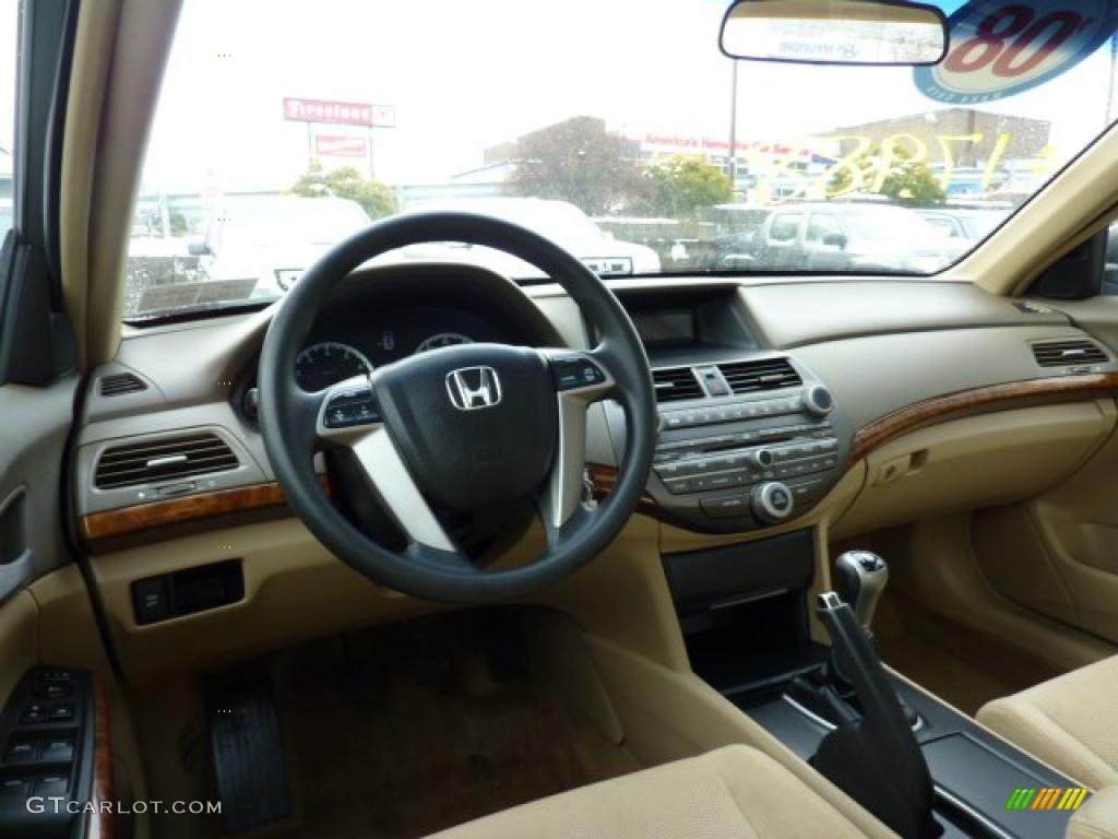 Ivory Interior 2008 Honda Accord EX Sedan Photo #42776597
