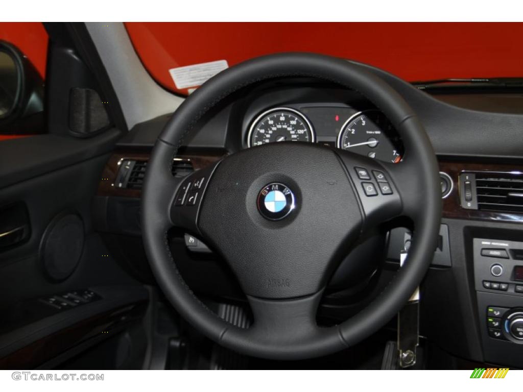 2011 3 Series 328i Sedan - Jet Black / Black Dakota Leather photo #7