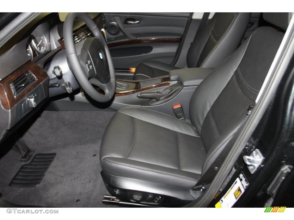 2011 3 Series 328i Sedan - Jet Black / Black Dakota Leather photo #8