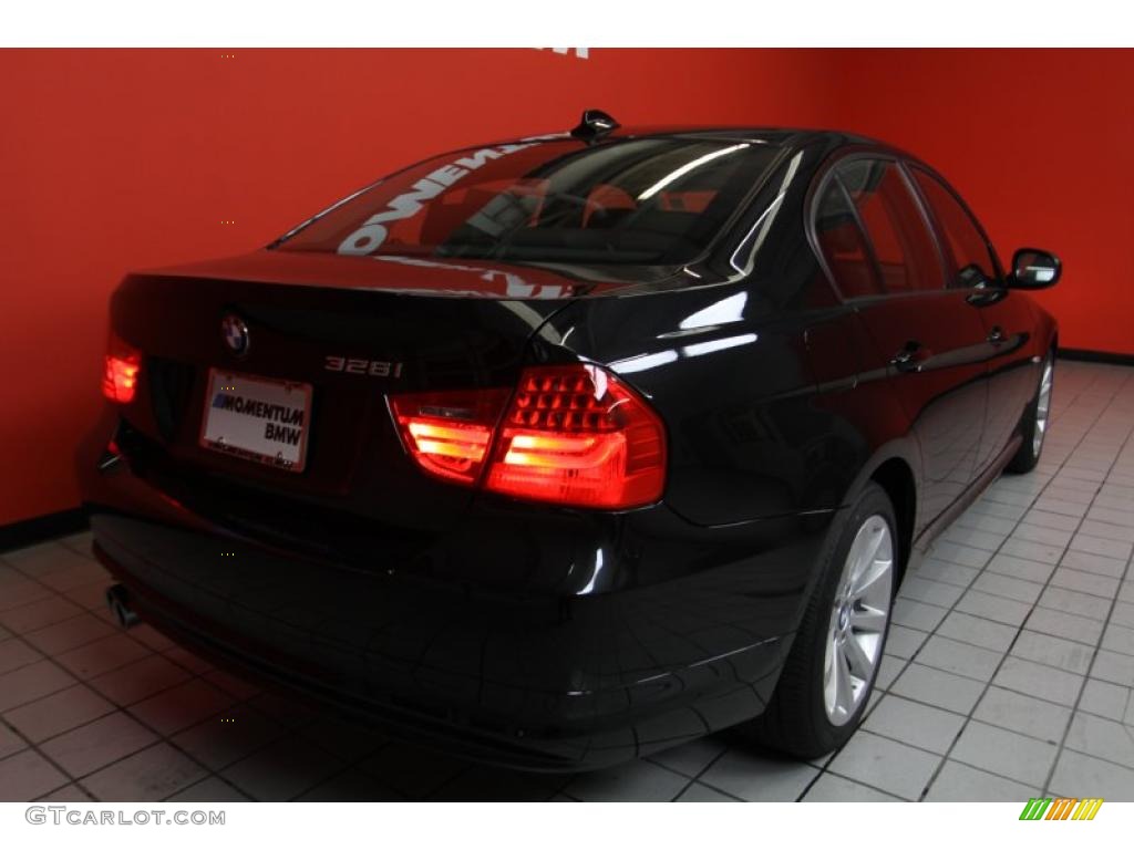 2011 3 Series 328i Sedan - Jet Black / Black Dakota Leather photo #12