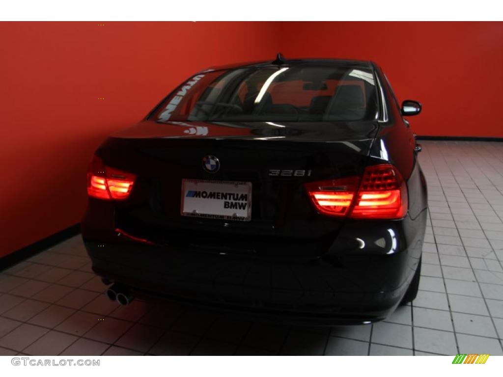 2011 3 Series 328i Sedan - Jet Black / Black Dakota Leather photo #13