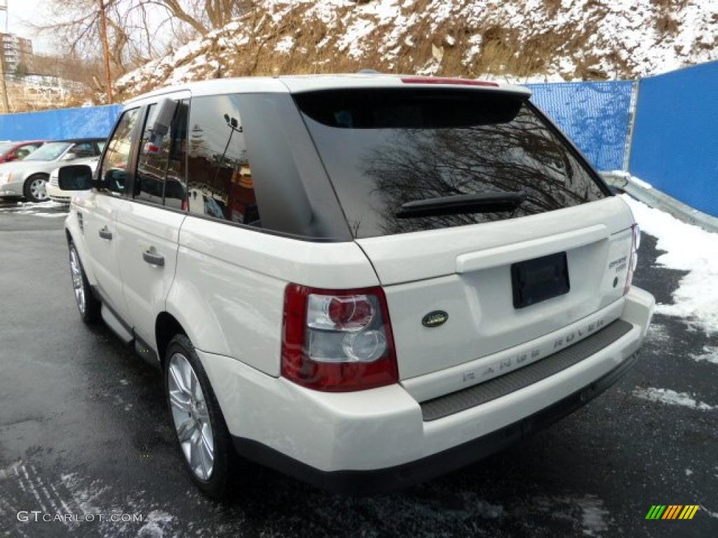 Alaska White 2009 Land Rover Range Rover Sport HSE Exterior Photo #42777389