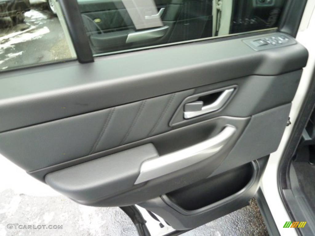 2009 Land Rover Range Rover Sport HSE Ebony/Ebony Door Panel Photo #42777553