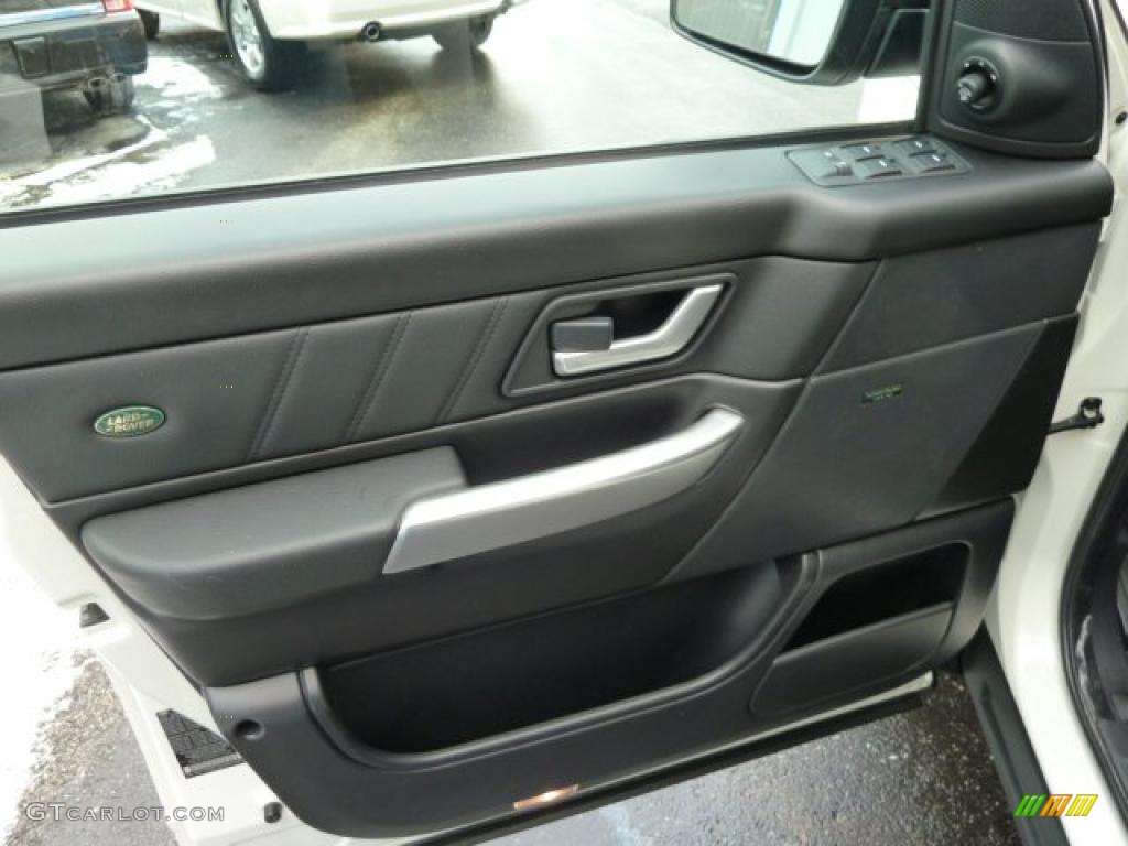 2009 Land Rover Range Rover Sport HSE Ebony/Ebony Door Panel Photo #42777569