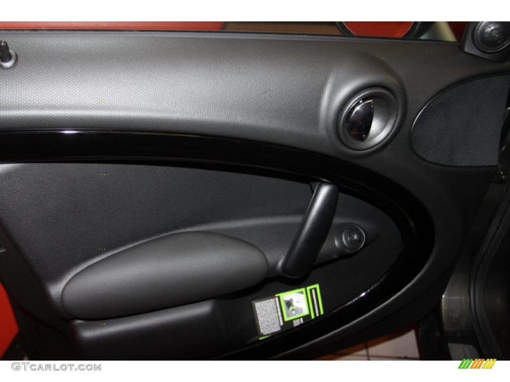 2011 Mini Cooper Countryman Carbon Black Door Panel Photo #42778481