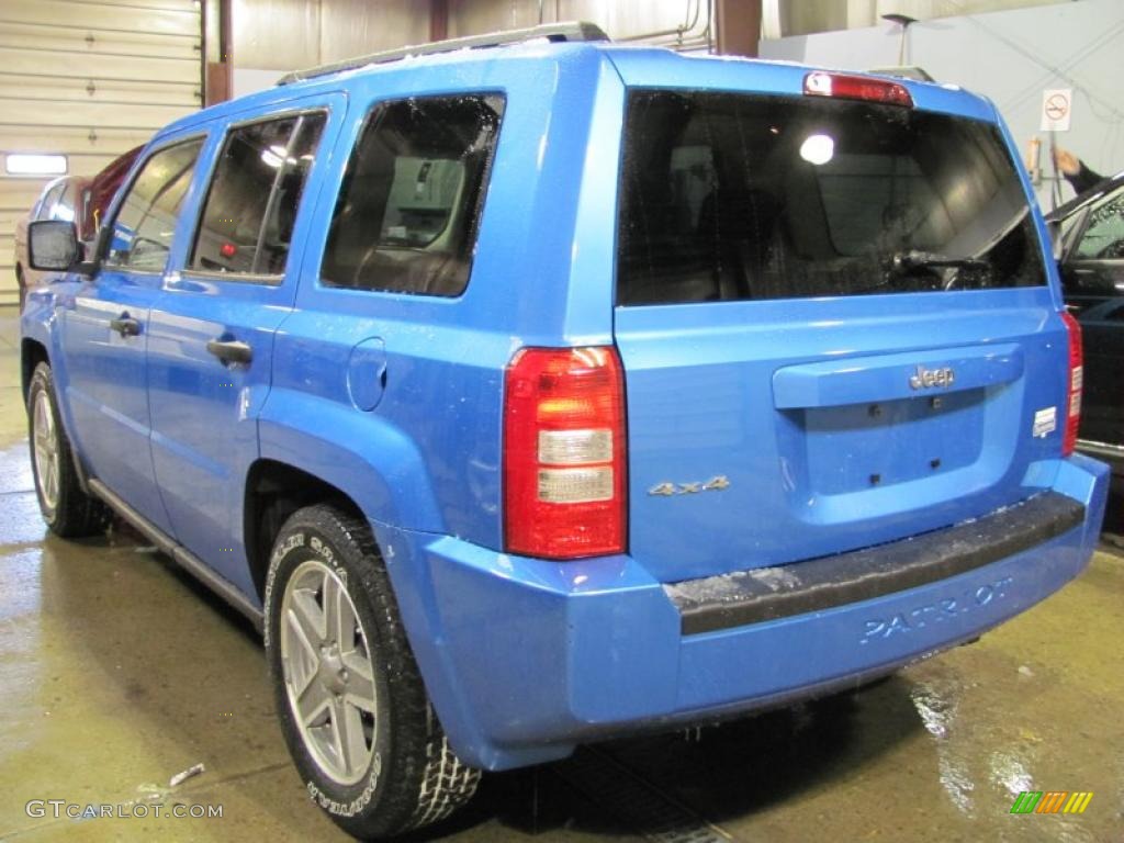 2008 Patriot Sport 4x4 - Surf Blue Pearl / Dark Slate Gray photo #2