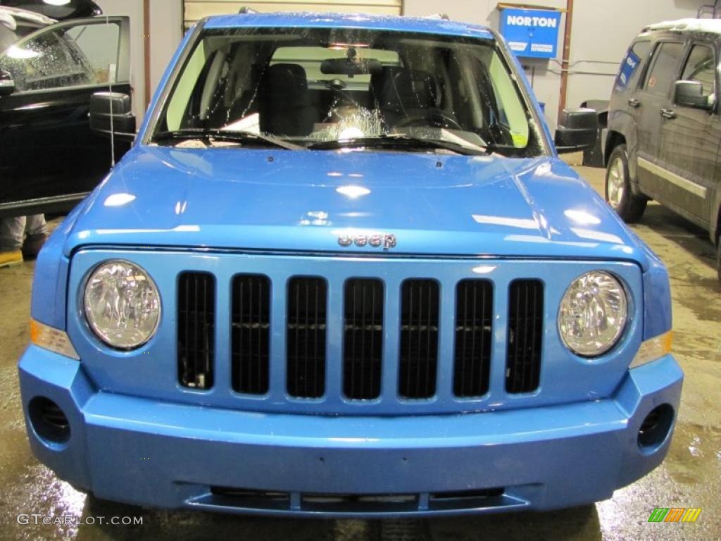 2008 Patriot Sport 4x4 - Surf Blue Pearl / Dark Slate Gray photo #13