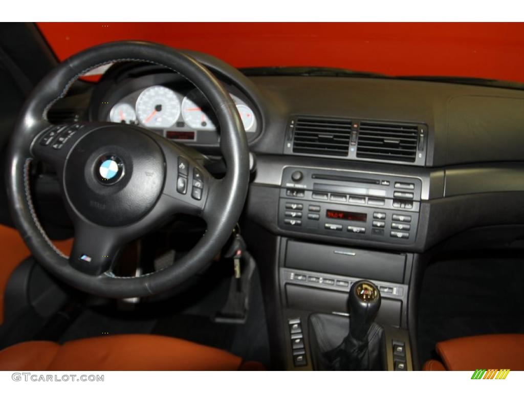 2003 BMW M3 Convertible Cinnamon Dashboard Photo #42780521