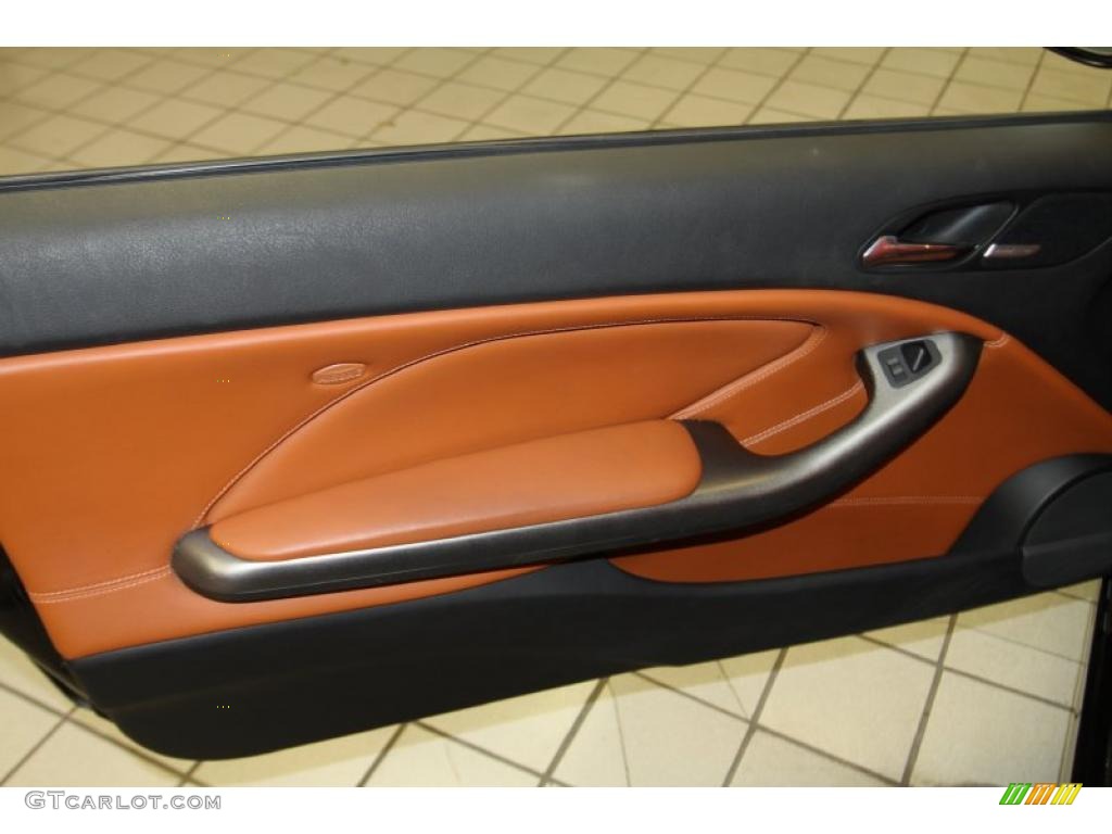 2003 BMW M3 Convertible Cinnamon Door Panel Photo #42780737