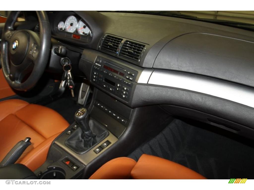 2003 BMW M3 Convertible Cinnamon Dashboard Photo #42780849