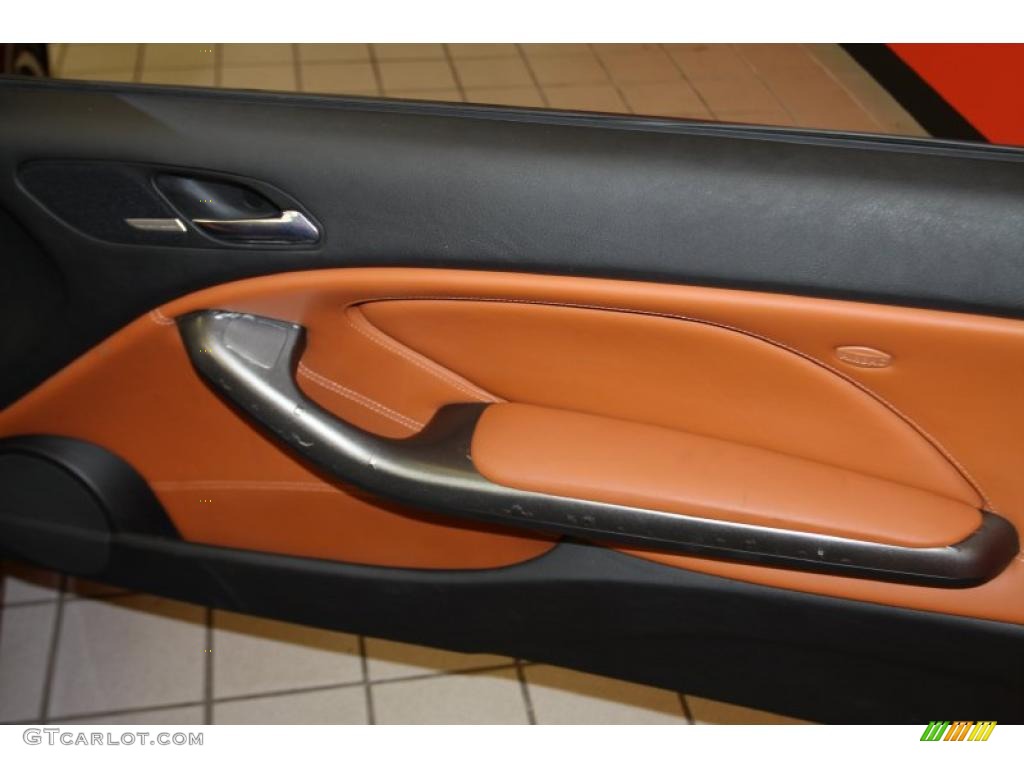 2003 BMW M3 Convertible Cinnamon Door Panel Photo #42780861