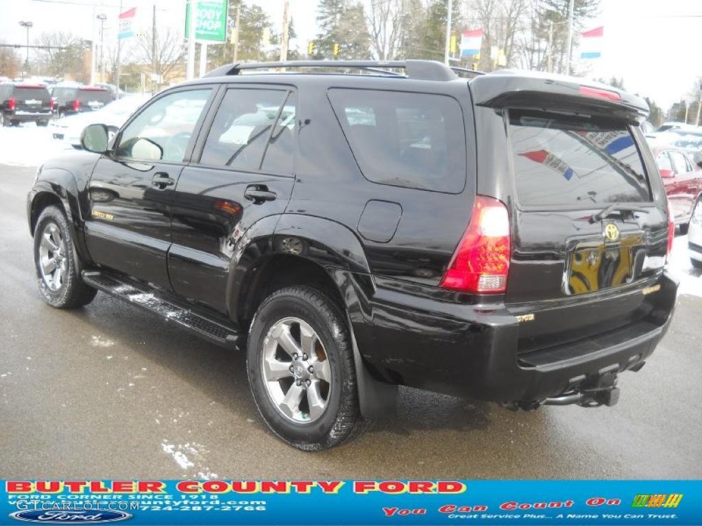2006 4Runner Limited 4x4 - Black / Taupe photo #5