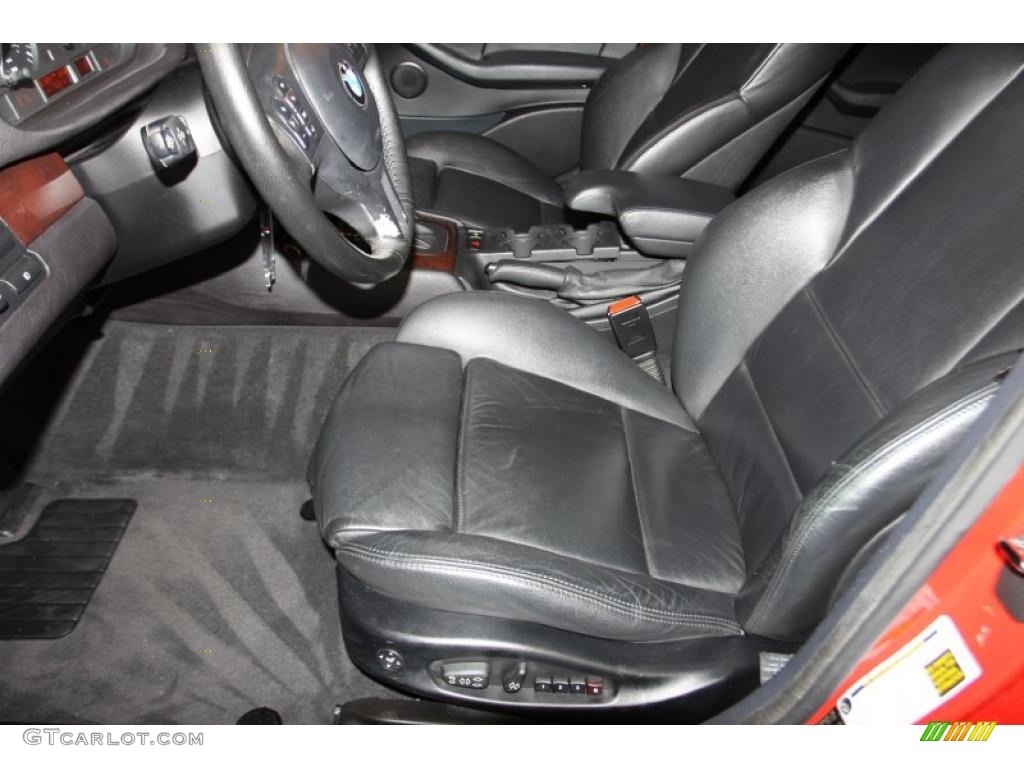 2005 3 Series 325i Sedan - Electric Red / Black photo #6
