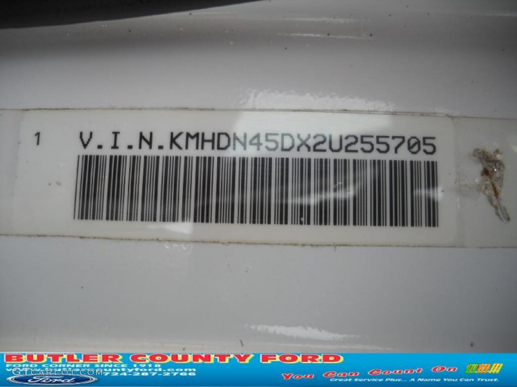 2002 Elantra GLS Sedan - Nordic White / Beige photo #11