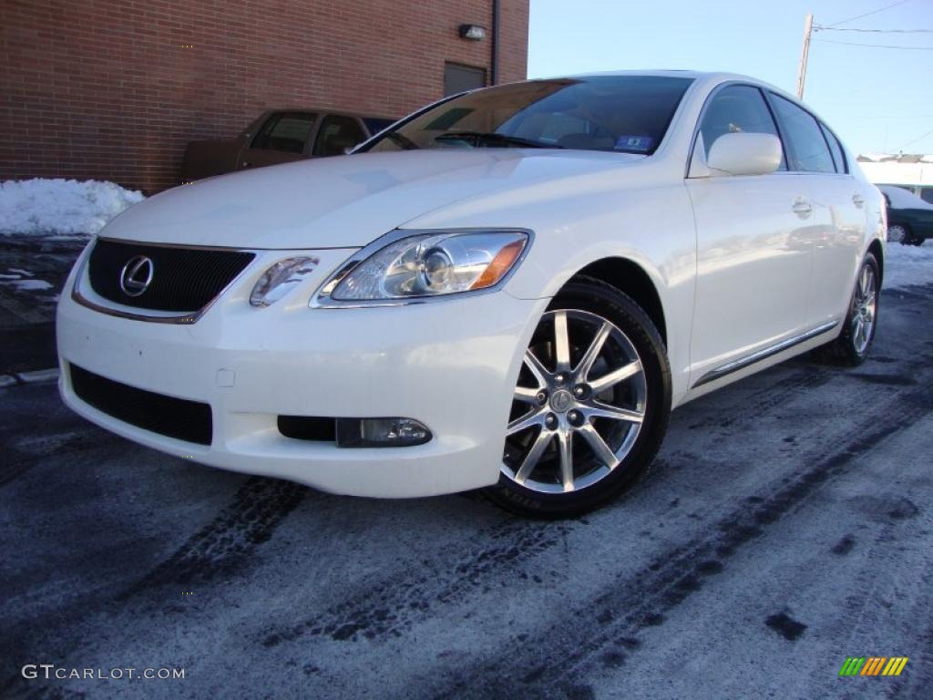 Crystal White Lexus GS