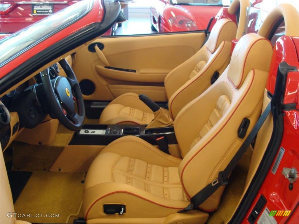 Beige Interior 2008 Ferrari F430 Spider F1 Photo #42784313