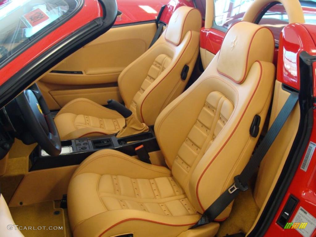 Beige Interior 2008 Ferrari F430 Spider F1 Photo #42784357