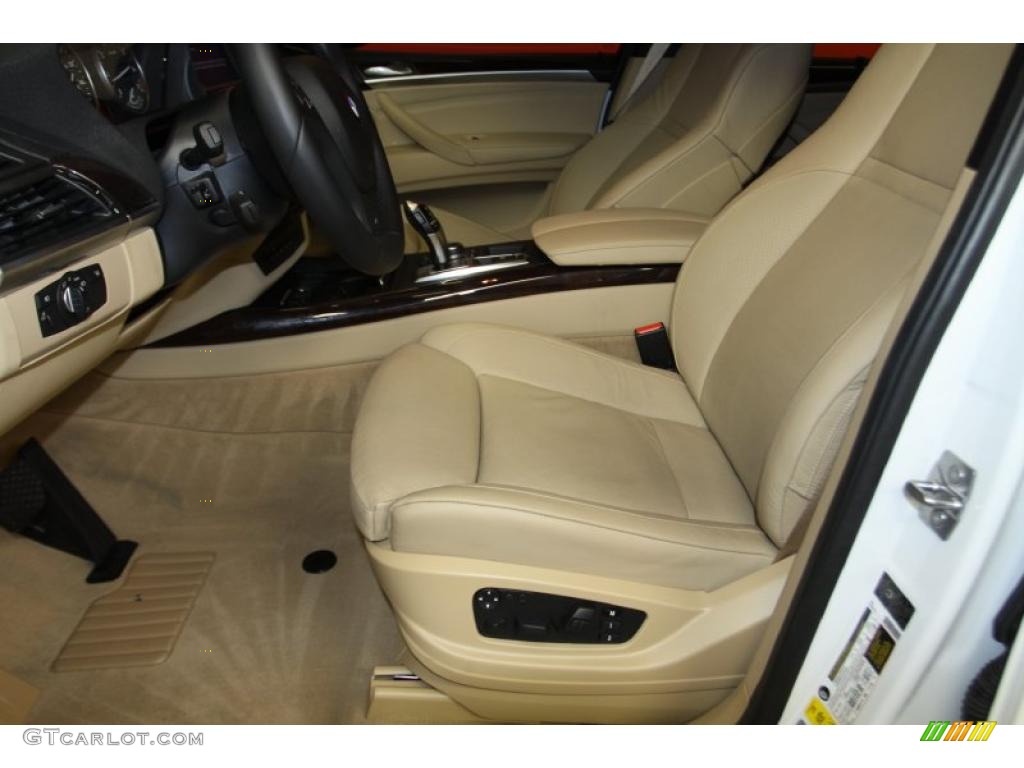 Sand Beige Interior 2010 BMW X5 xDrive48i Photo #42784369
