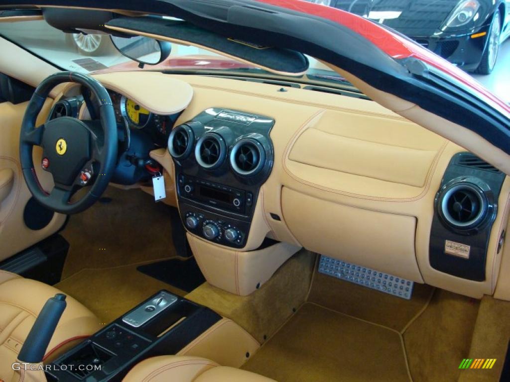 2008 Ferrari F430 Spider F1 Beige Dashboard Photo #42784389