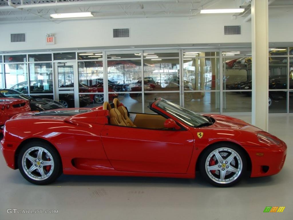 Red 2003 Ferrari 360 Spider F1 Exterior Photo #42784565