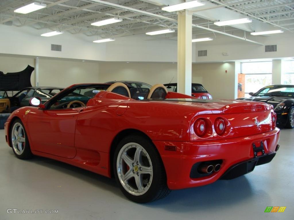 Red 2003 Ferrari 360 Spider F1 Exterior Photo #42784617