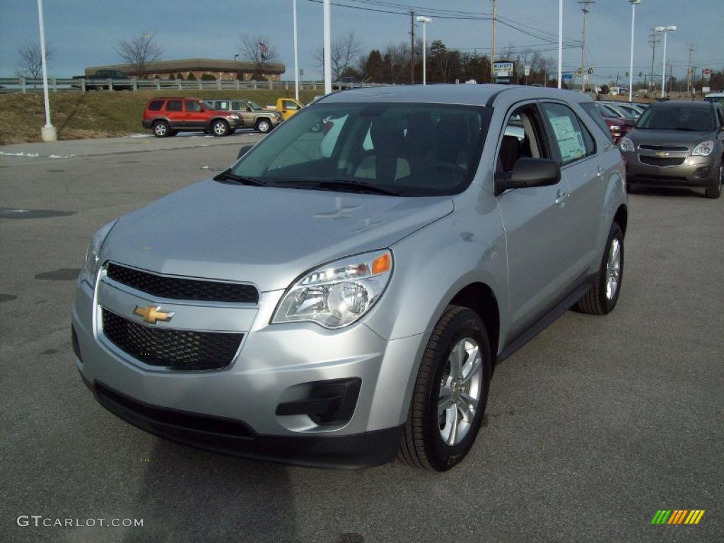 Silver Ice Metallic 2011 Chevrolet Equinox LS AWD Exterior Photo #42787249