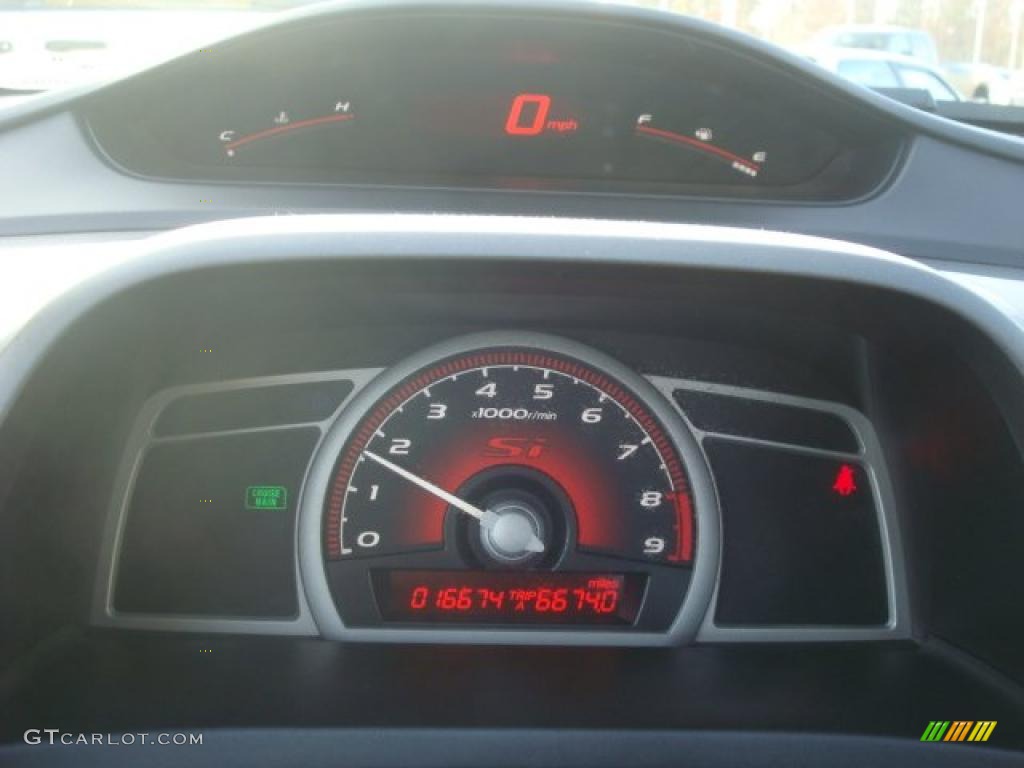 2009 Honda Civic Si Coupe Gauges Photo #42787293