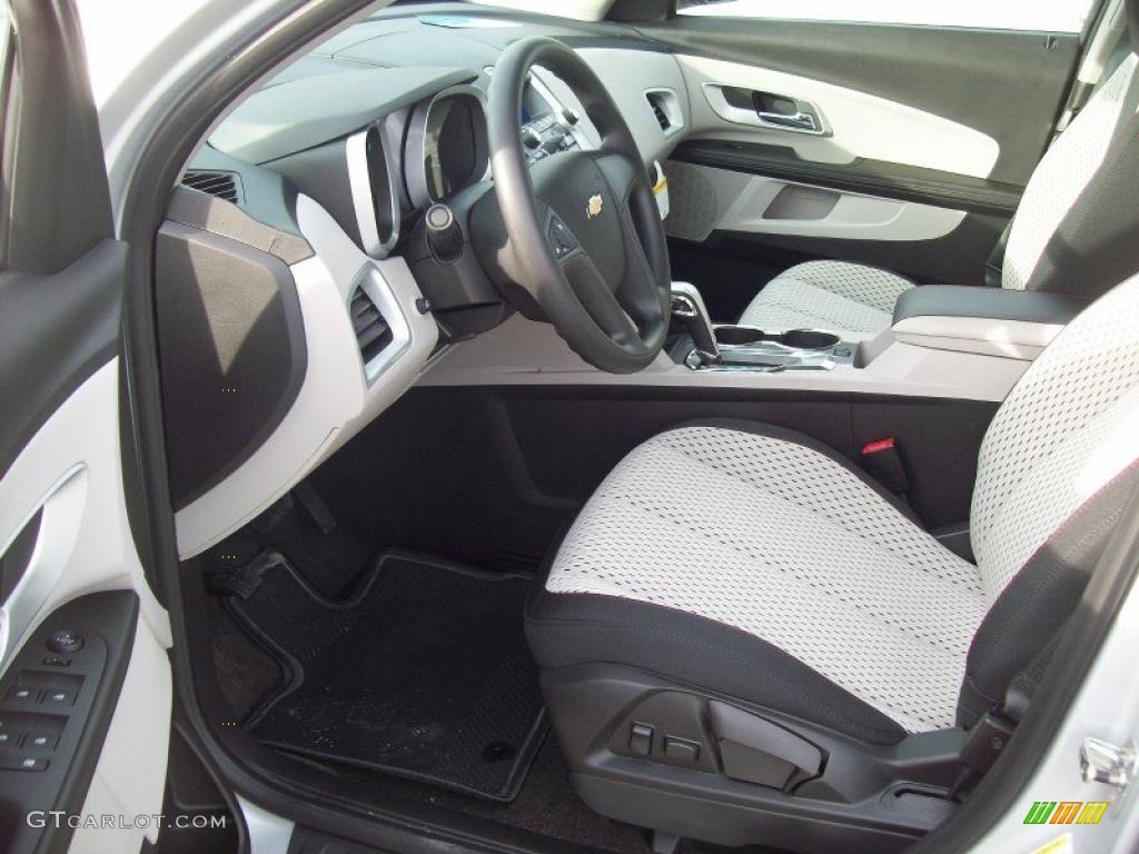 Light Titanium/Jet Black Interior 2011 Chevrolet Equinox LS AWD Photo #42787381