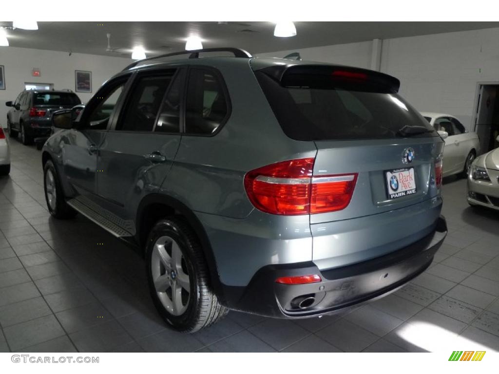 2008 X5 3.0si - Mineral Green Metallic / Sand Beige photo #5