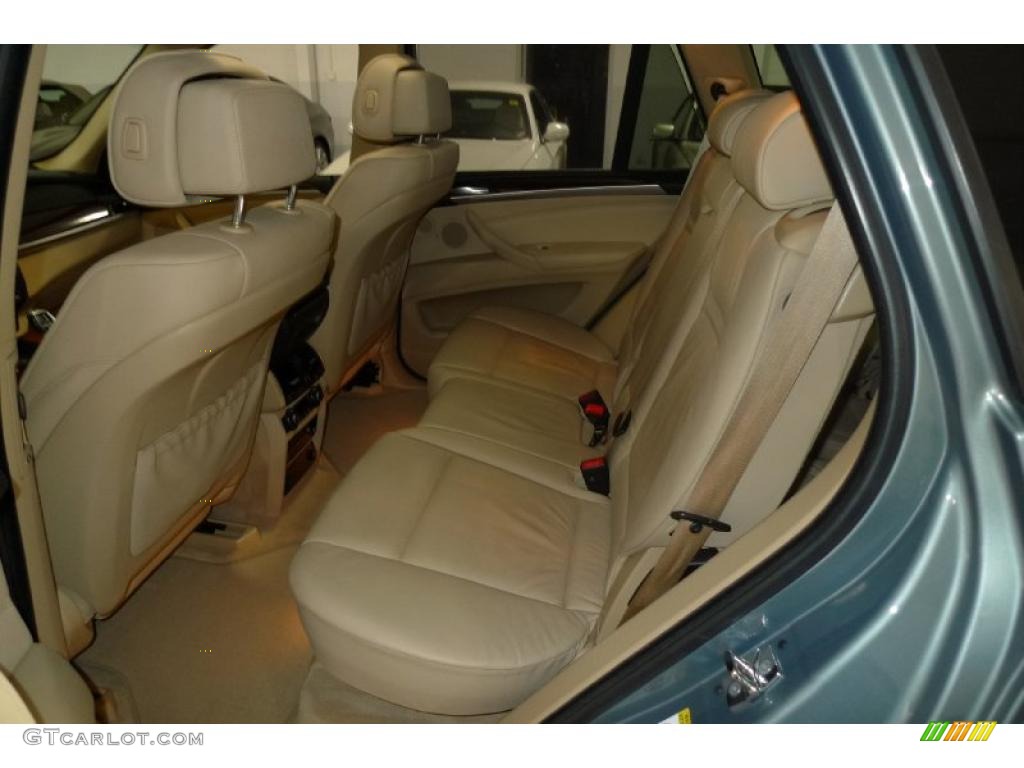 2008 X5 3.0si - Mineral Green Metallic / Sand Beige photo #25
