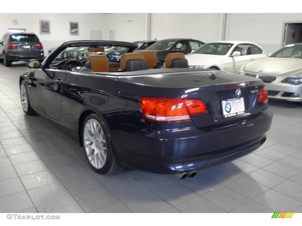 2008 3 Series 328i Convertible - Monaco Blue Metallic / Saddle Brown/Black photo #4